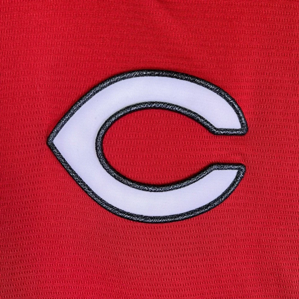Majestic Cincinnati Reds Jersey Mens 2XL Red Colorblock Mr Redlegs MLB Pullover‎